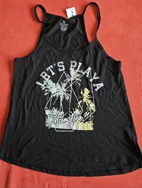 Volcom Let's Playa Black Strapless Top XS - NWT